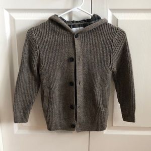 Zara boy button up sweater